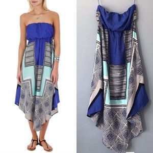 Roxy bohemian scarf maxi dress